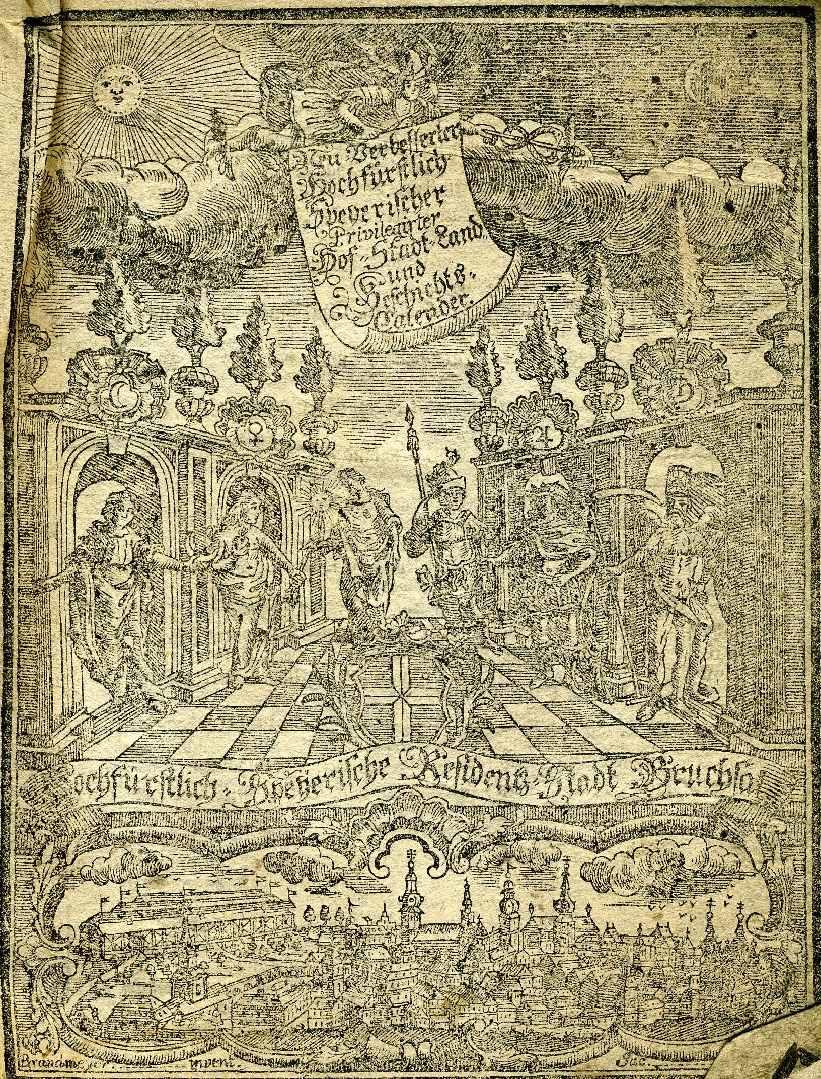 Hochfürstlicher Speyerischer- Hof-, Stadt-, Land- und Geschichtskalender für das Jahr 1783 (Historisches Museum der Pfalz, Speyer CC BY)