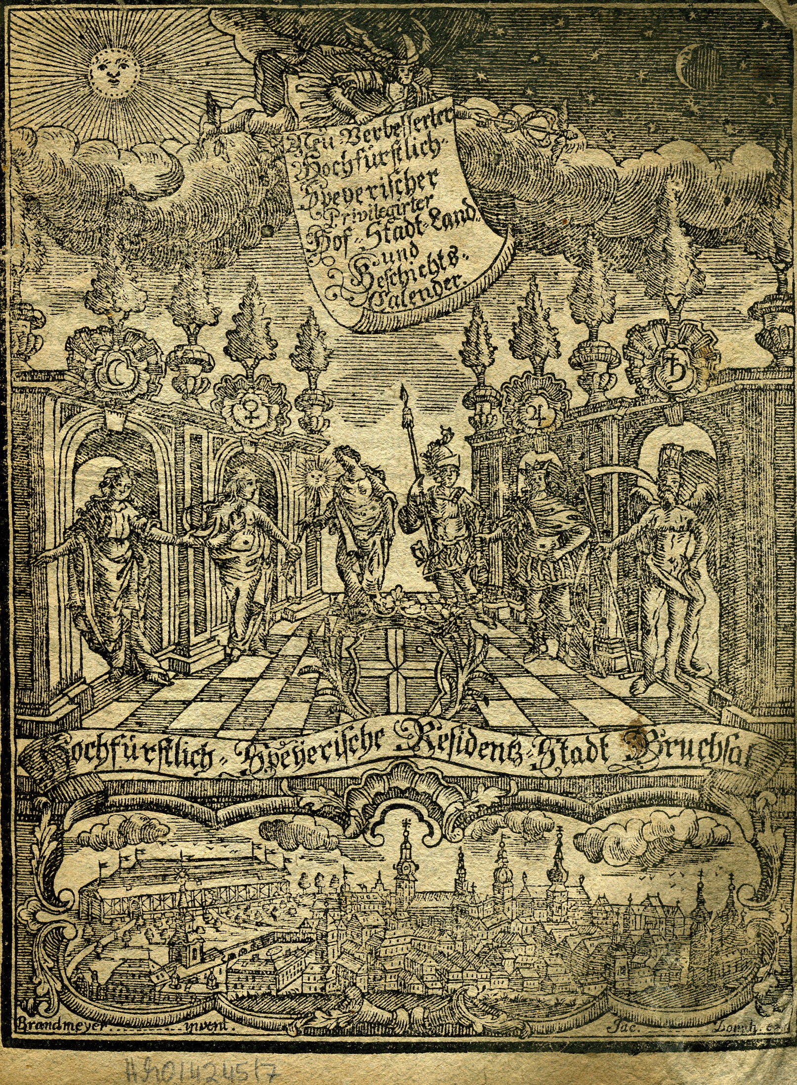 Hochfürstlicher Speyerischer Hof- ,Stadt-, Land- und Geschichtskalender für das Jahr 1776 (Historisches Museum der Pfalz, Speyer CC BY)