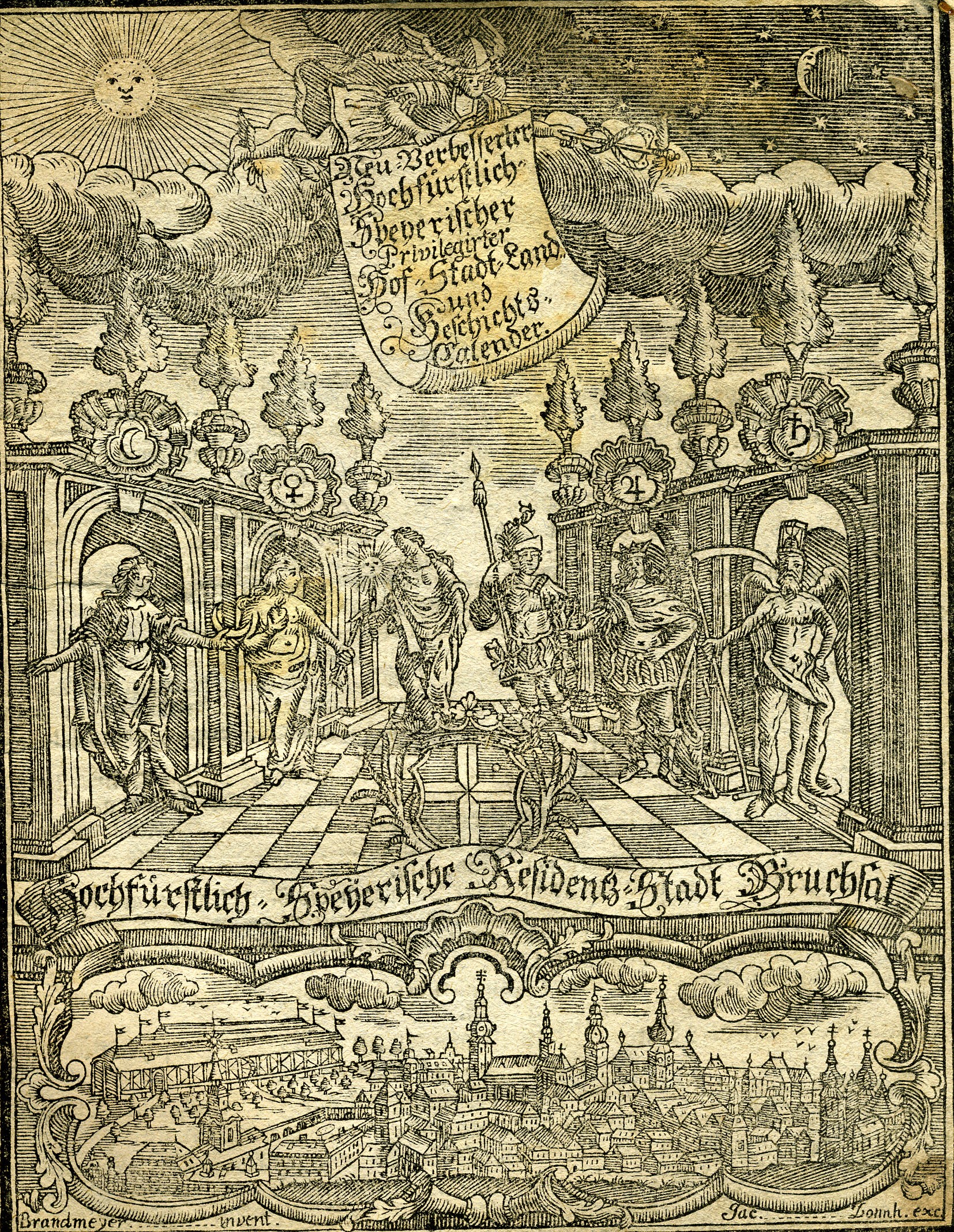 Hochfürstlicher Speyerischer Hof-, Stadt-, Land und Geschichtskalender für das Jahr 1774 (Historisches Museum der Pfalz, Speyer CC BY)