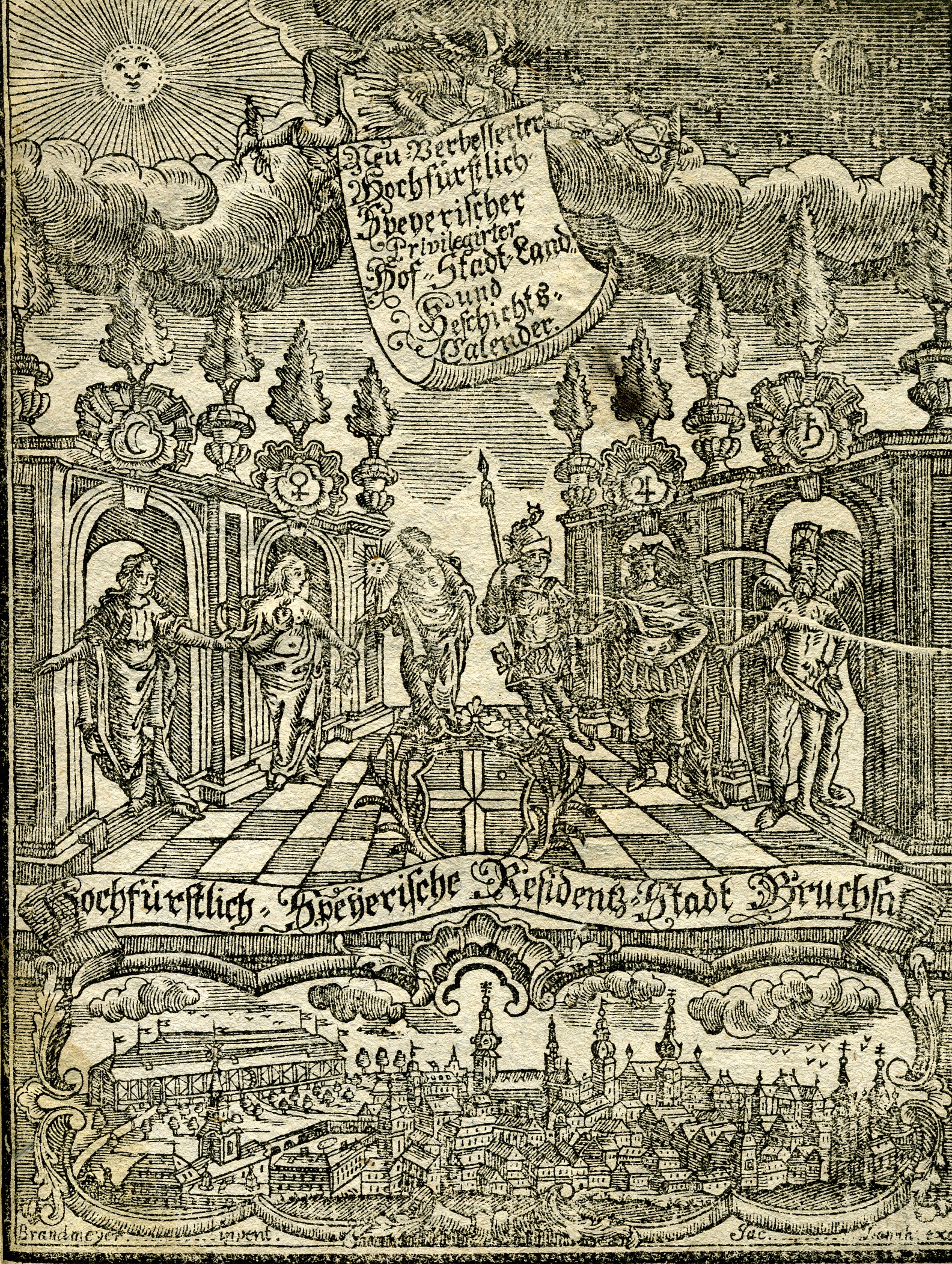 Hochfürstlicher Speyerischer- Hof-, Stadt-, Land- und Geschichtskalender                                              für das Jahr1781 (Historisches Museum der Pfalz, Speyer CC BY)