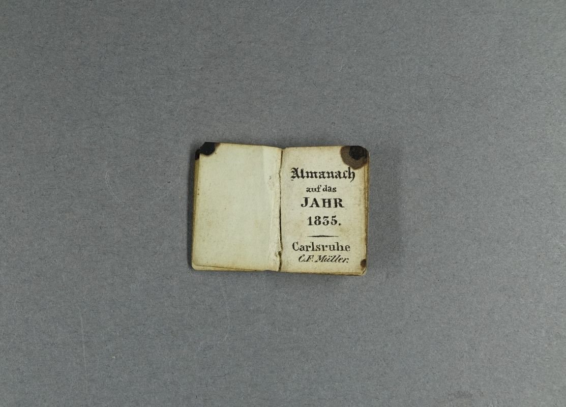 Almanach für das Jahr 1835 (als Mini-Buch) (Historisches Museum der Pfalz, Speyer CC BY)