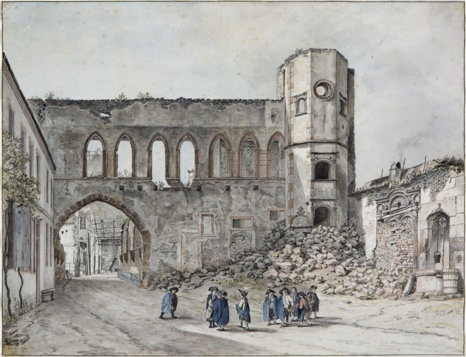Die Ruinen des Ratshofs in Speyer (Historisches Museum der Pfalz, Speyer CC BY)