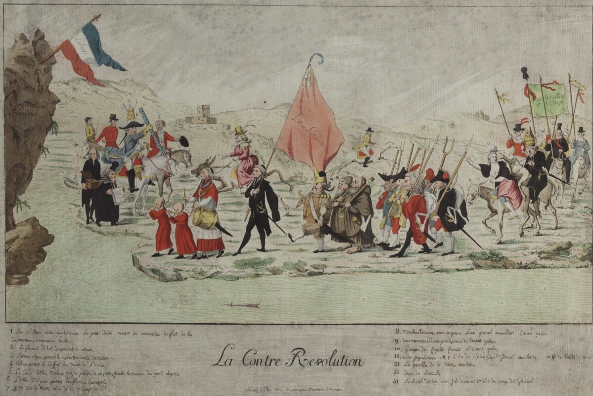 La Contre-Révolution - Die Gegenrevolution (Flugblatt) (Historisches Museum der Pfalz, Speyer CC BY-NC-ND)