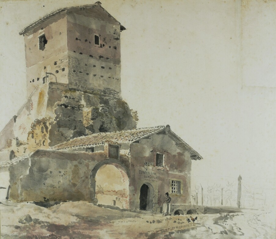 Der Torre Salaria in Rom (Historisches Museum der Pfalz, Speyer CC BY)