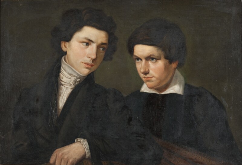 Zwei junge Männer, um 1820-1825; ohne Signatur (Historisches Museum der Pfalz, Speyer CC BY-NC-ND)