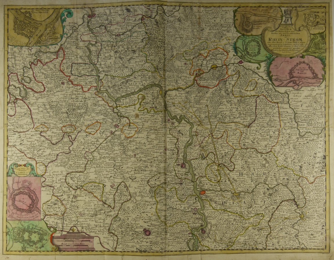 Geographisches Kriegs Theatrum am Rhein-Strom 1734 (Historisches Museum der Pfalz, Speyer CC BY)