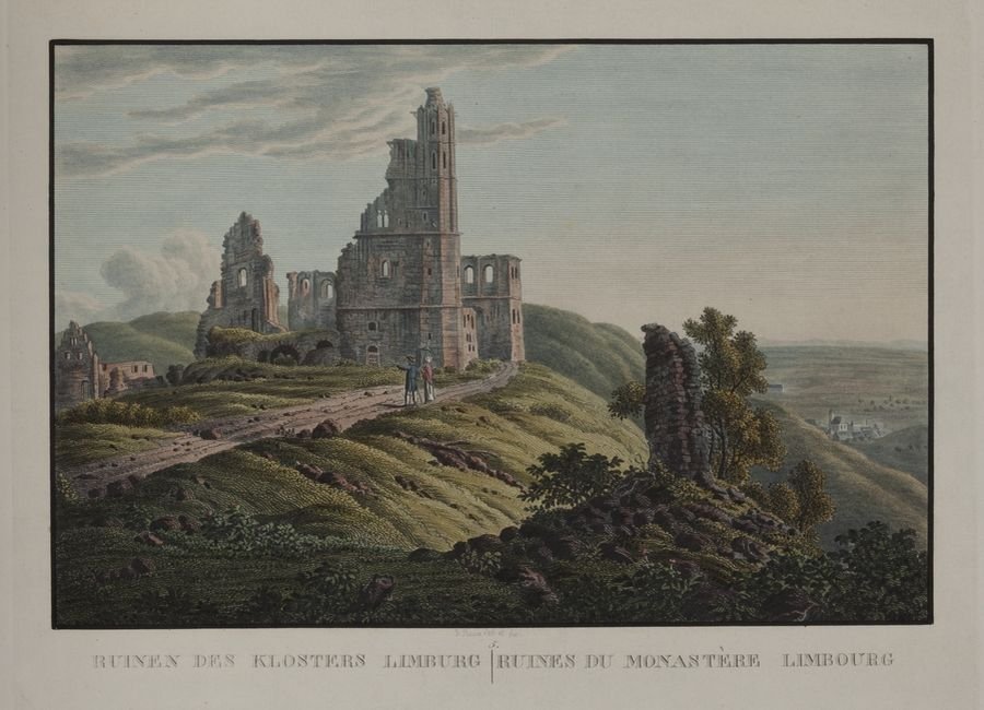 Ruinen des Klosters Limburg (Historisches Museum der Pfalz, Speyer CC BY)