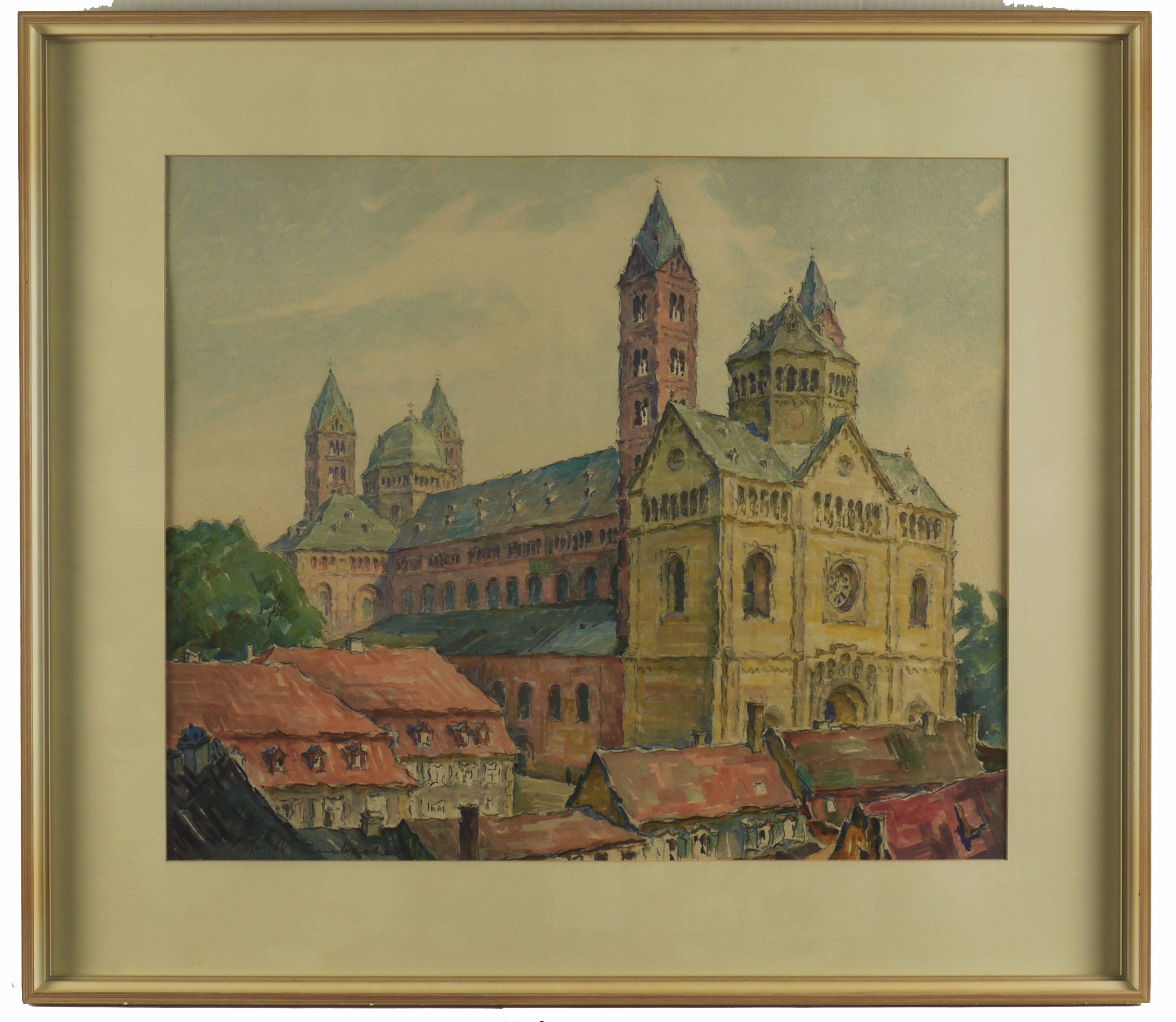 Der Dom zu Speyer von Nord-West (Historisches Museum der Pfalz, Speyer CC BY)