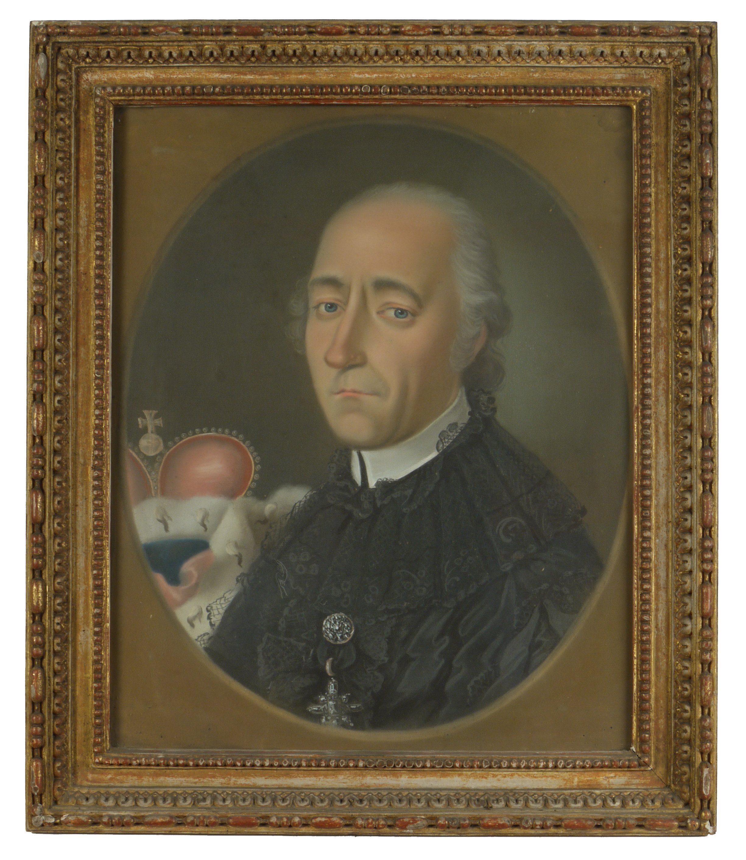 Porträt Wilhelm Adolf Heinrich Adalbert von Harstall (1737 - 1814), als Adalbert III. letzter Fürstbischof von Fulda (Historisches Museum der Pfalz, Speyer CC BY)