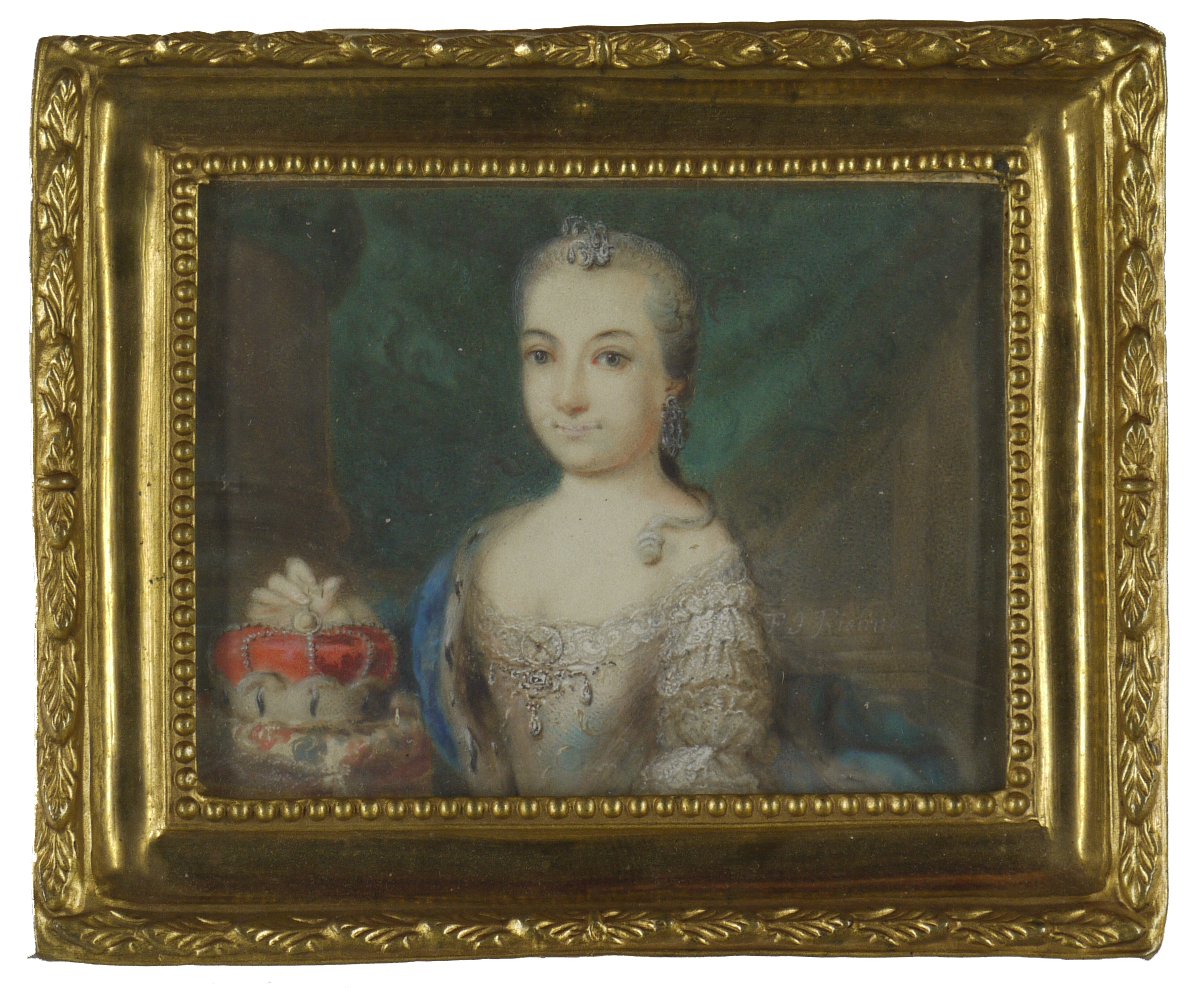 Miniatur: Elisabeth Auguste von der Pfalz (1721-1794), Kurfürstin (Historisches Museum der Pfalz, Speyer CC BY)