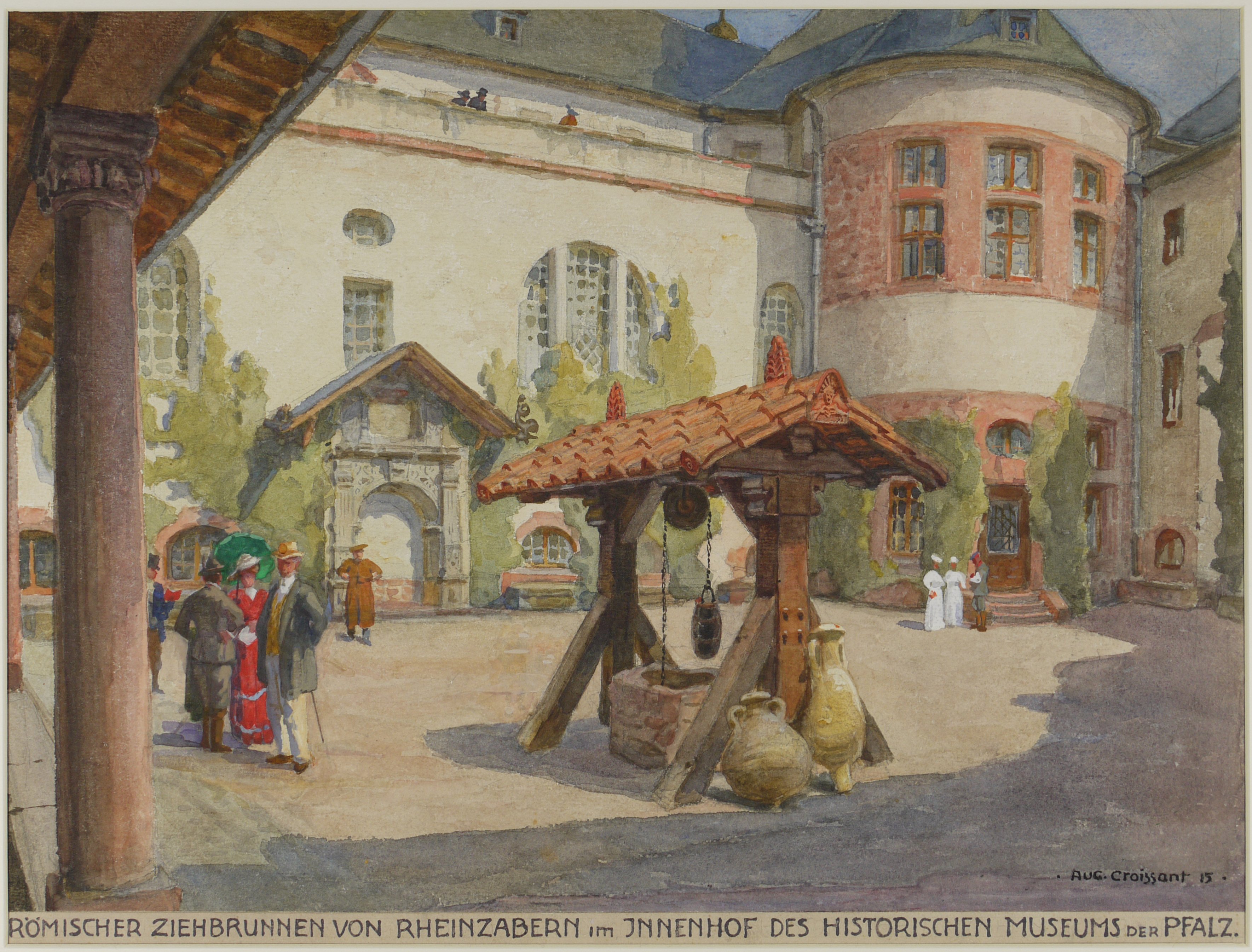 Der Innenhof des Historischen Museums der Pfalz in Speyer (Historisches Museum der Pfalz, Speyer CC BY)