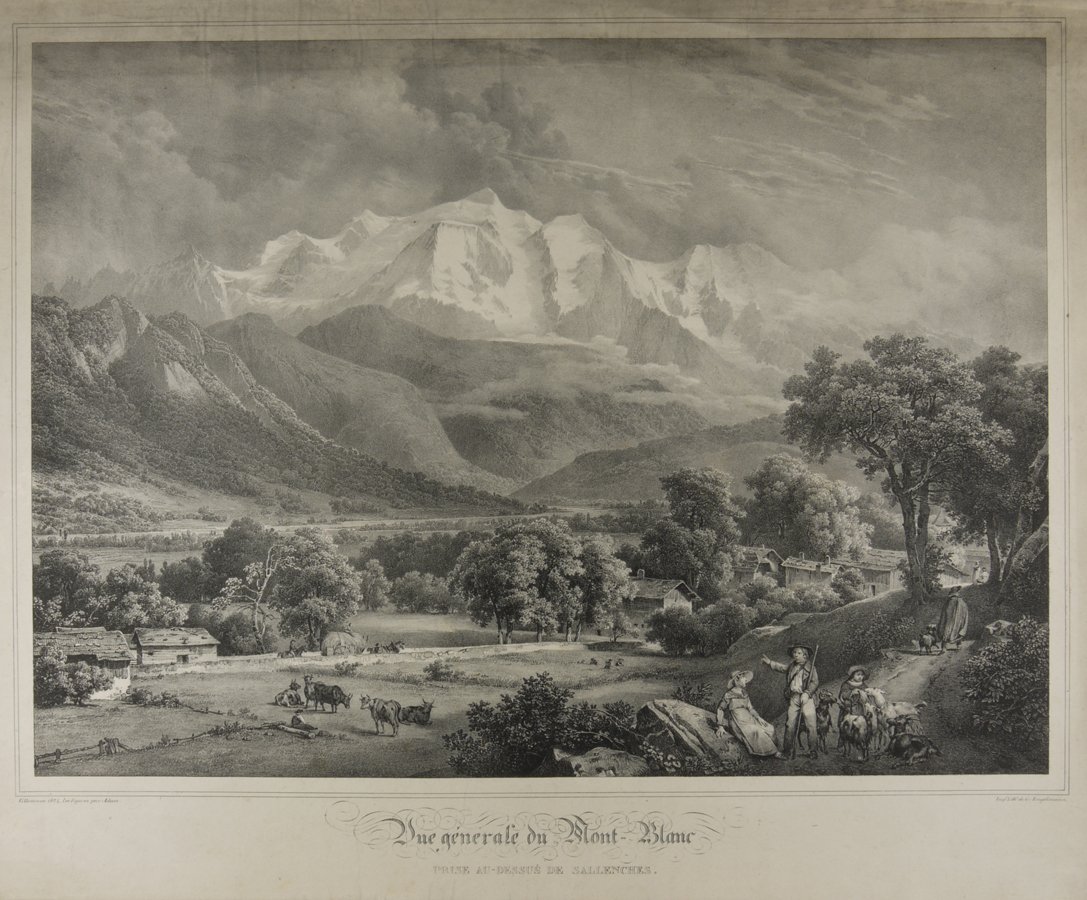 Hauptansicht des Mont-Blanc (Historisches Museum der Pfalz, Speyer CC BY)
