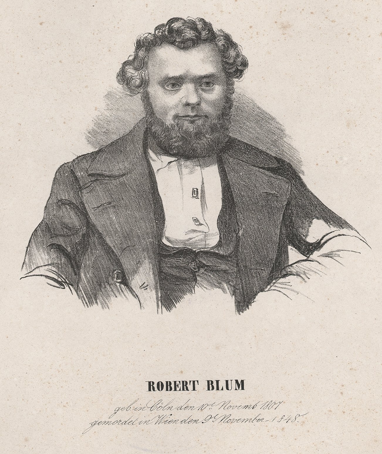 Bildnis des Robert Blum (Historisches Museum der Pfalz, Speyer CC BY)