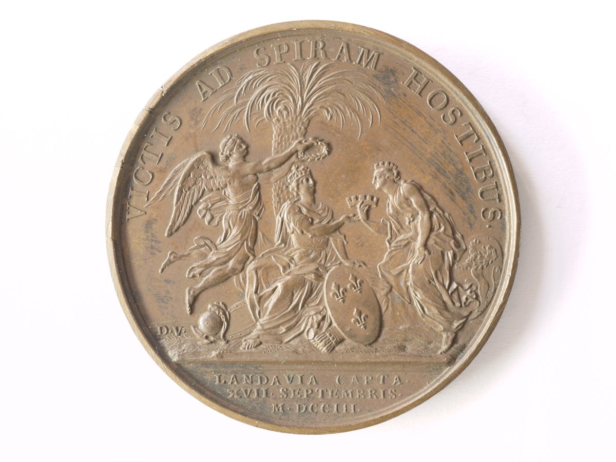 Medaille auf die Eroberung von Landau (Historisches Museum der Pfalz, Speyer CC BY)