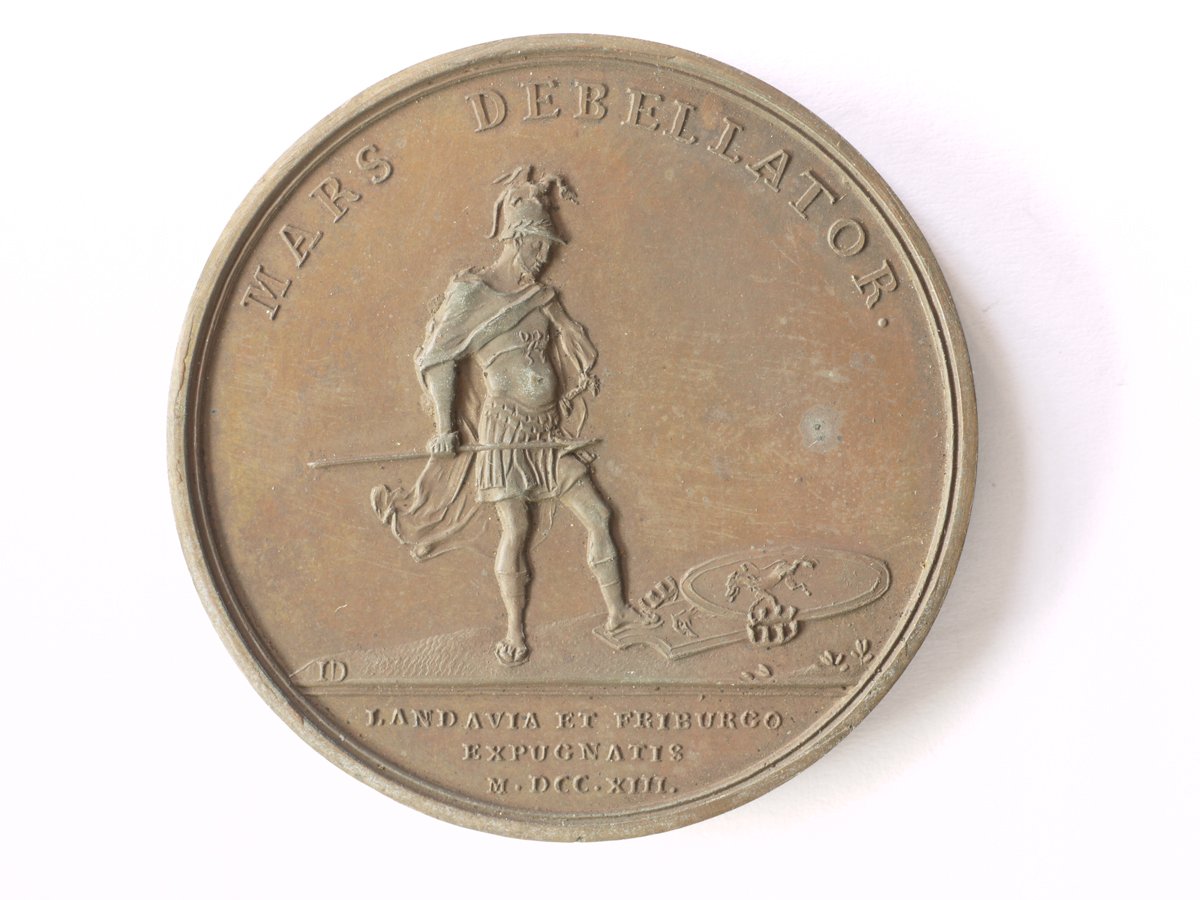Medaille auf die Eroberung von Landau und Freiburg (Historisches Museum der Pfalz, Speyer CC BY)