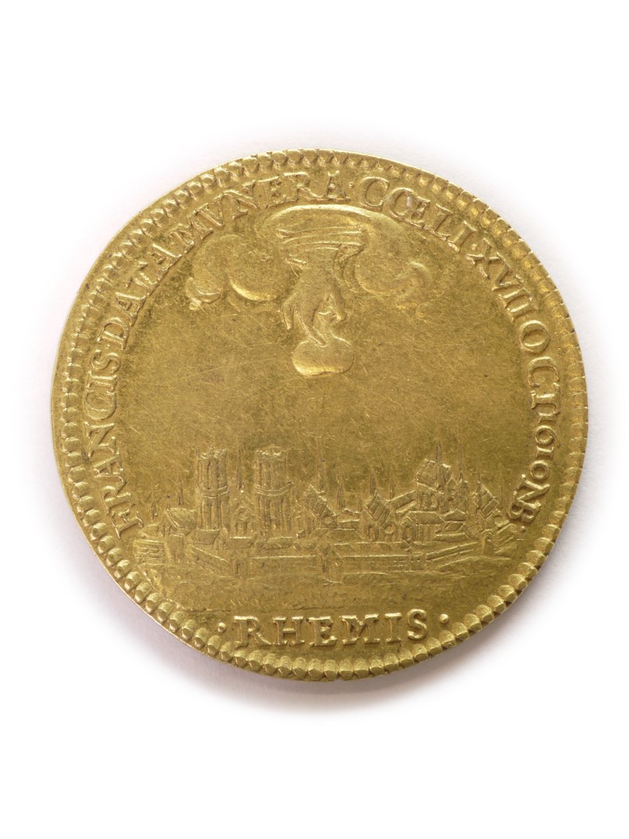 Medaille zur Salbung Ludwigs XIII. in Reims (Historisches Museum der Pfalz, Speyer CC BY)