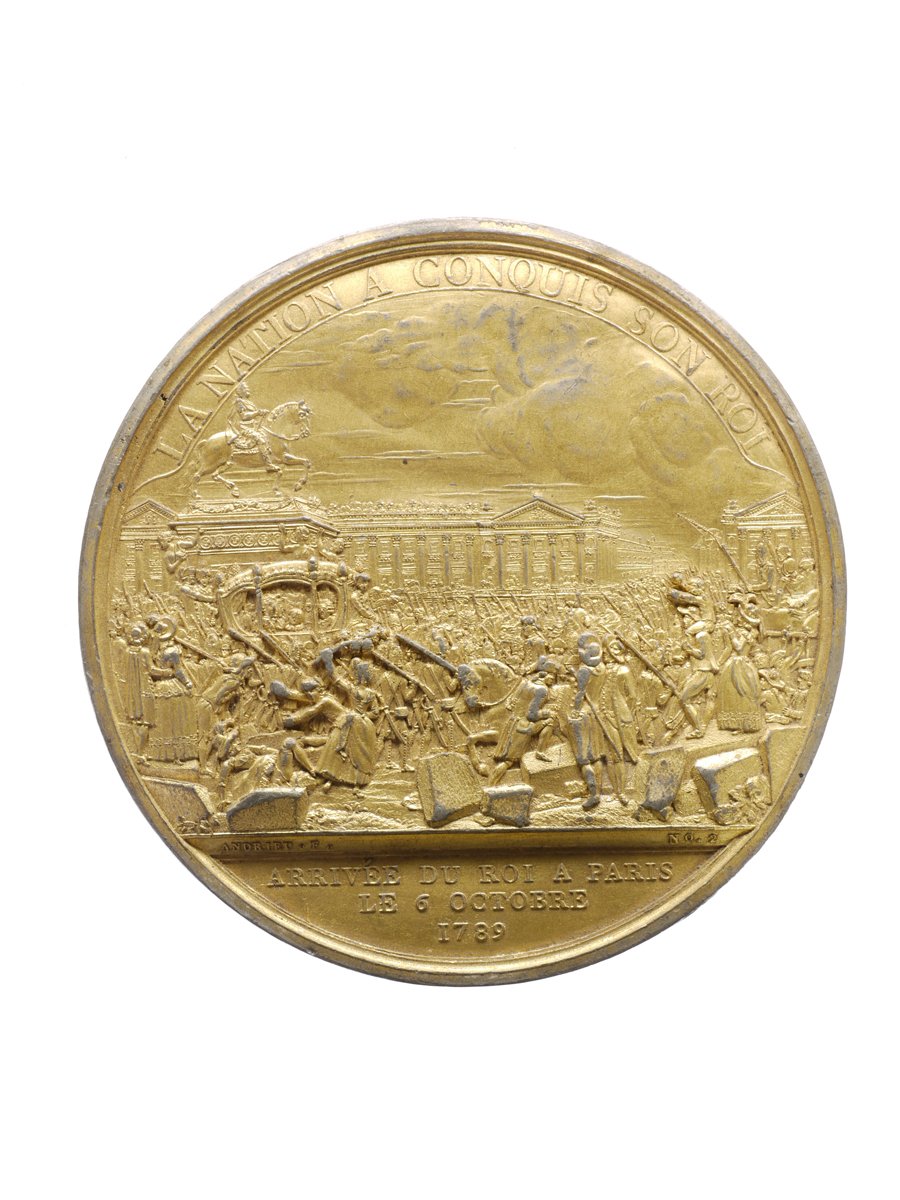 Medaille auf die Rückkehr des Königs nach Paris 1789 (Historisches Museum der Pfalz, Speyer CC BY)
