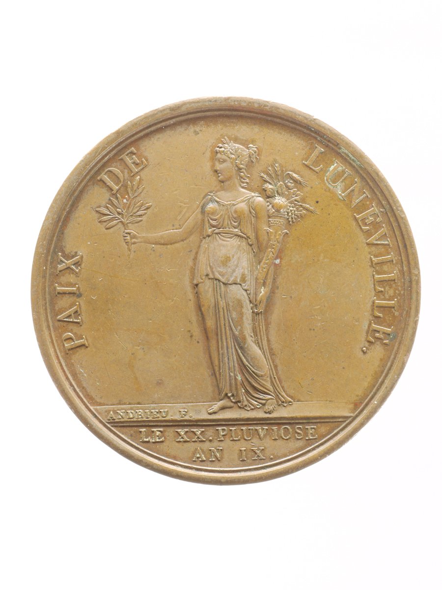 Medaille auf den Frieden von Lunéville (Historisches Museum der Pfalz, Speyer CC BY)