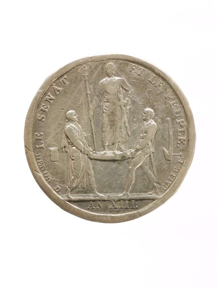 Medaille auf die Zustimmung von Volk und Senat zur Kaiserkrönung (Historisches Museum der Pfalz, Speyer CC BY)