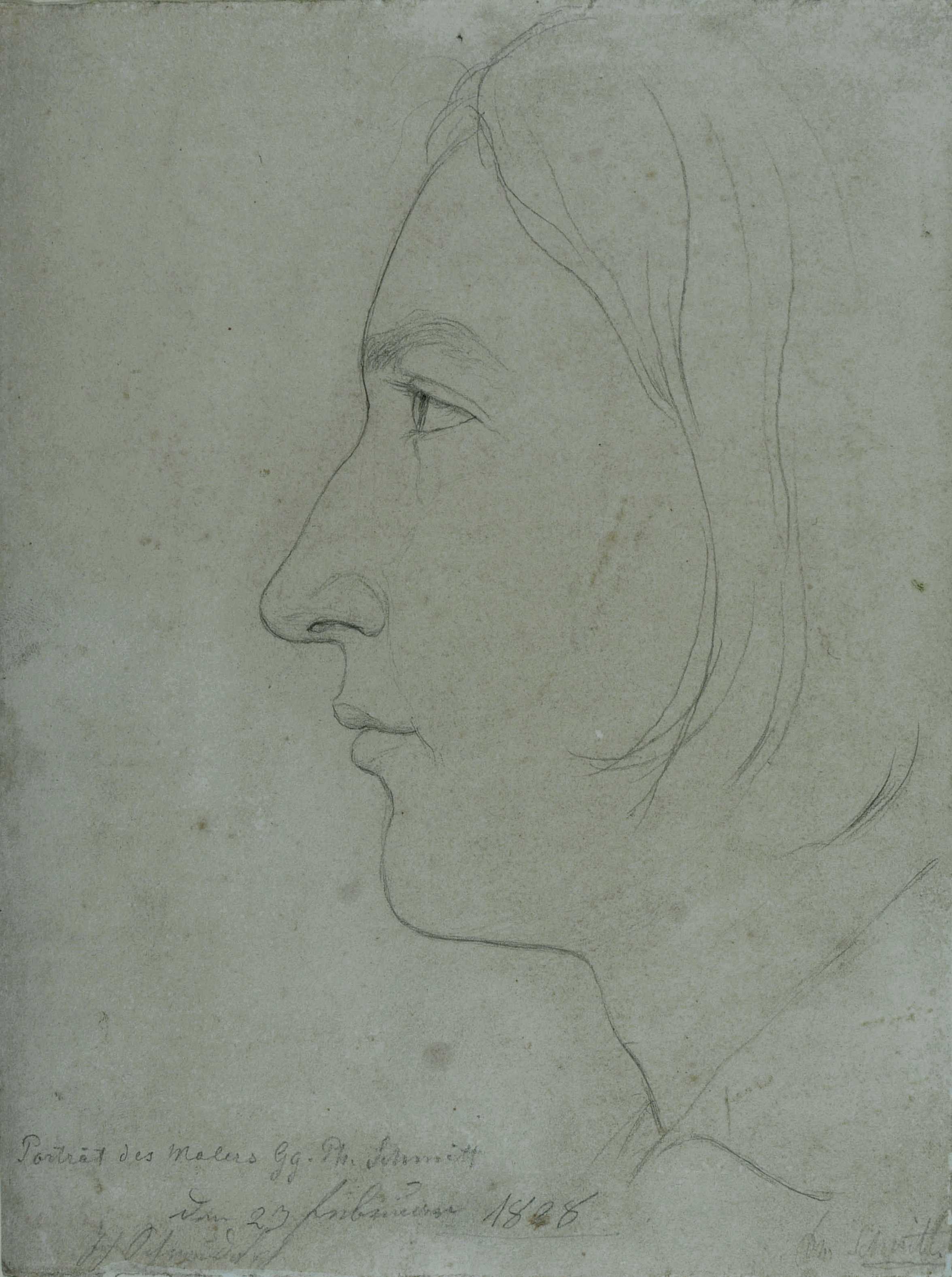 Porträt Georg Philipp Schmitt (1808-1873) im Alter von 20 Jahren (Historisches Museum der Pfalz, Speyer CC BY)