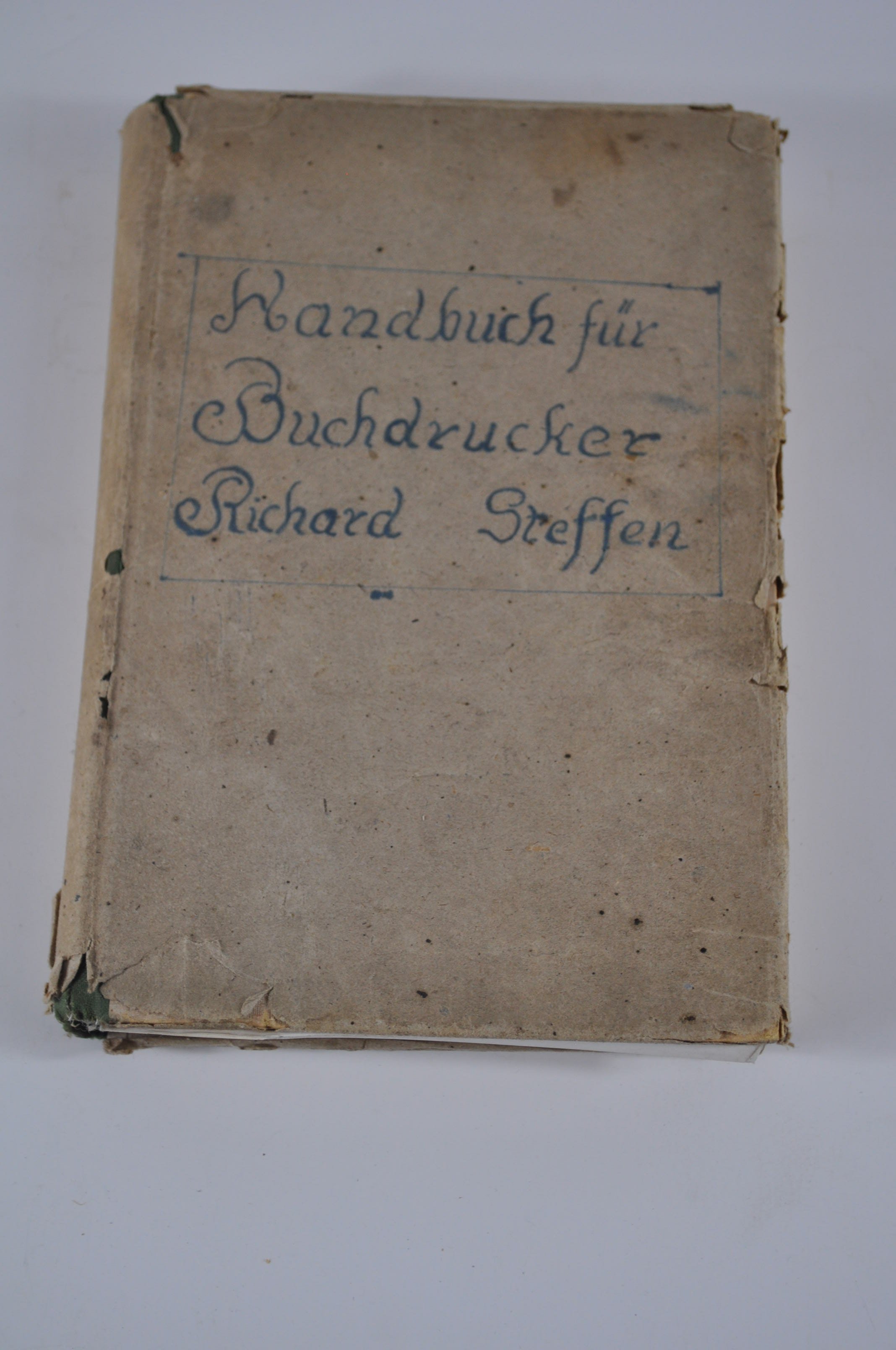 Handbuch für Buchdrucker (Rheinland-Pfälzisches Freilichtmuseum CC BY-NC-SA)