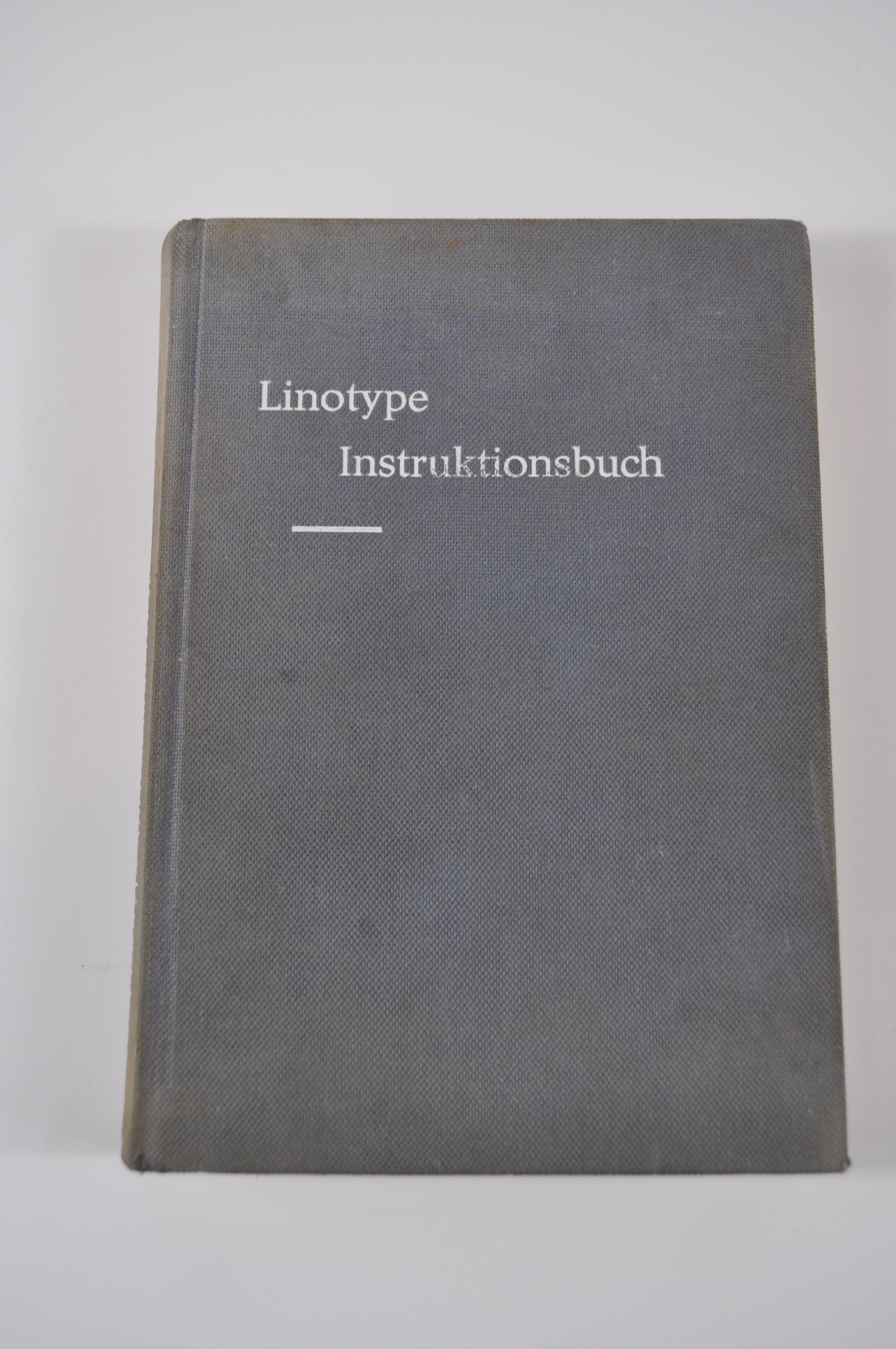 Linotype Instruktionsbuch (Rheinland-Pfälzisches Freilichtmuseum CC BY-NC-SA)