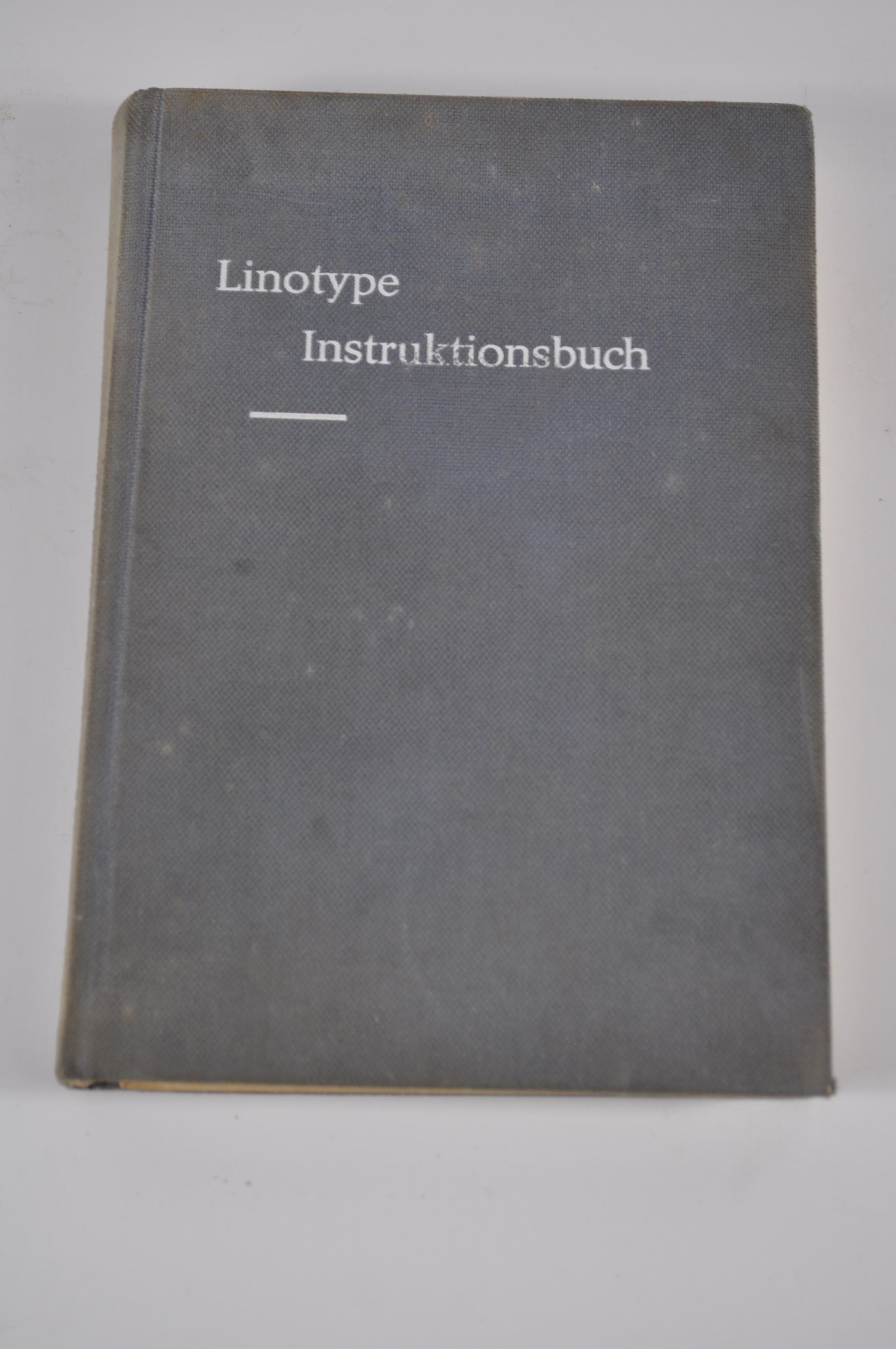 Linotype Instruktionsbuch (Rheinland-Pfälzisches Freilichtmuseum CC BY-NC-SA)
