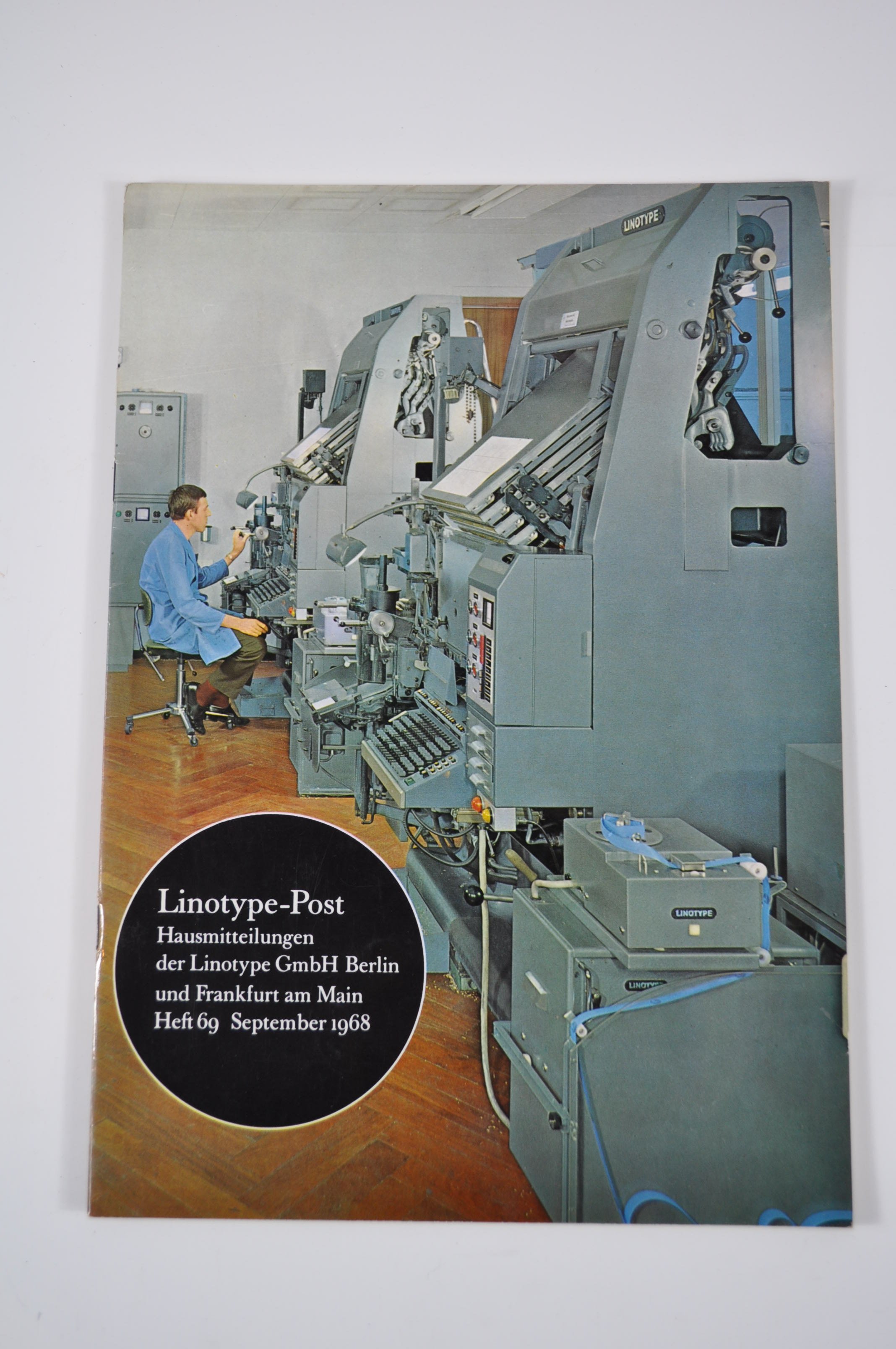 Broschüre Linotype Post Heft 69 (Rheinland-Pfälzisches Freilichtmuseum CC BY-NC-SA)
