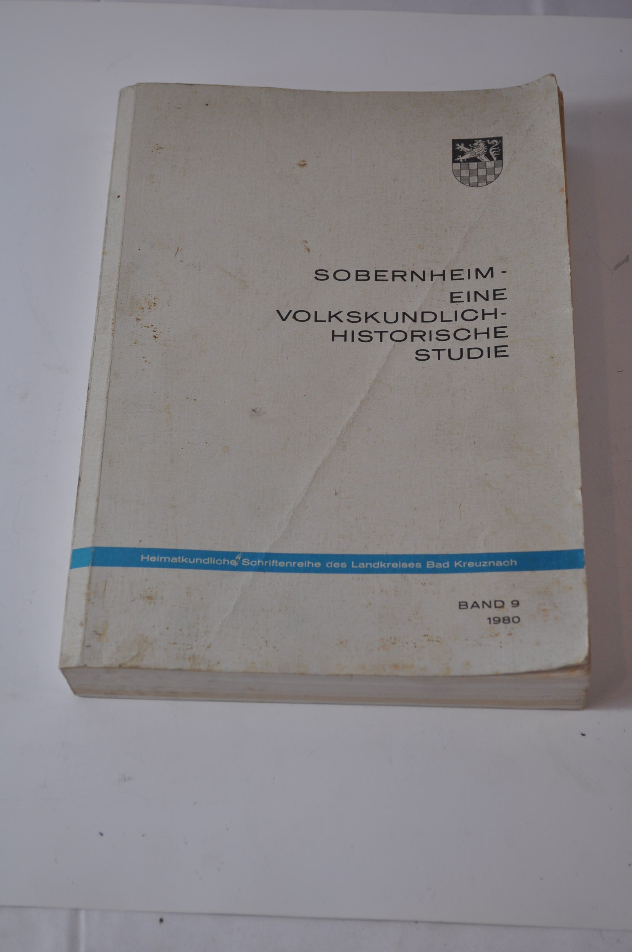 Buch Sobernheim - Eine Volkskundlich - Historische Studie (Rheinland-Pfälzisches Freilichtmuseum CC BY-NC-SA)