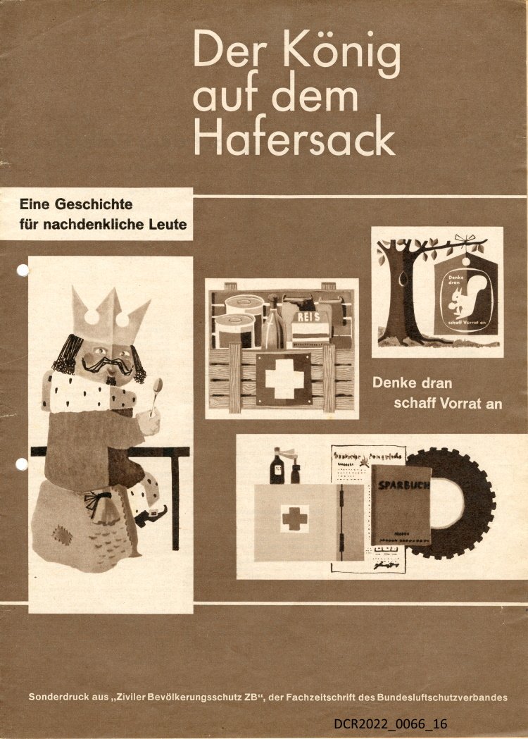 Heft, Aufklärungsbroschüre, Der König auf dem Hafersack ("dc-r" docu center ramstein RR-P)