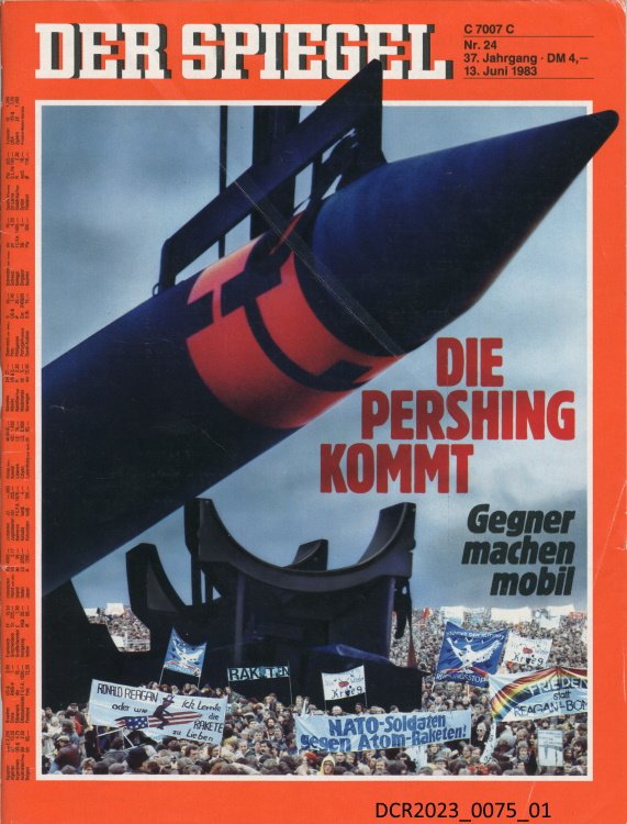Wochenzeitschrift, Der Spiegel, Nr.24, 13.06.1983 ("dc-r" docu center ramstein RR-P)