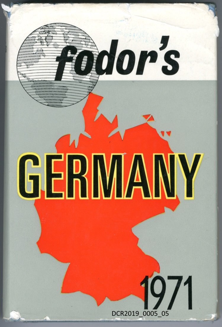 Buch, Reiseführer, Fodor's Germany 1971 ("dc-r" docu center ramstein RR-P)
