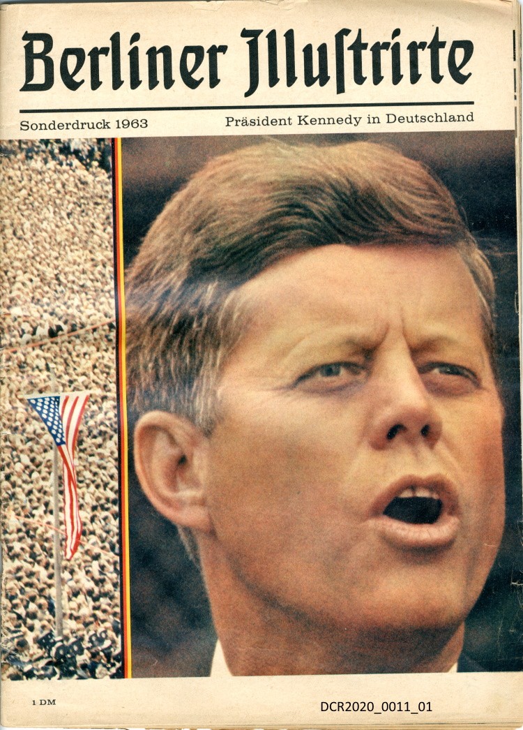 Magazin, Berliner Illustrierte, Sonderdruck 1963, Präsident Kennedy in Deutschland ("dc-r" docu center ramstein RR-F)