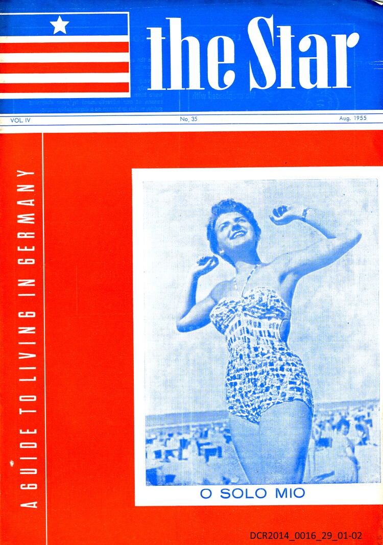 Magazin, The Star, A Guide to Living in Germany, Vol. 4, Nr. 35, August 1955 ("dc-r" docu center ramstein RR-F)