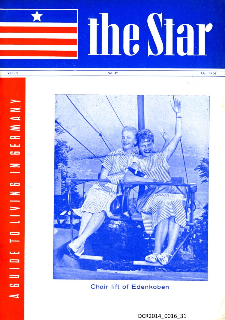 Magazin, The Star, A Guide to Living in Germany, Vol. 5, Nr. 49, October 1956 ("dc-r" docu center ramstein RR-F)