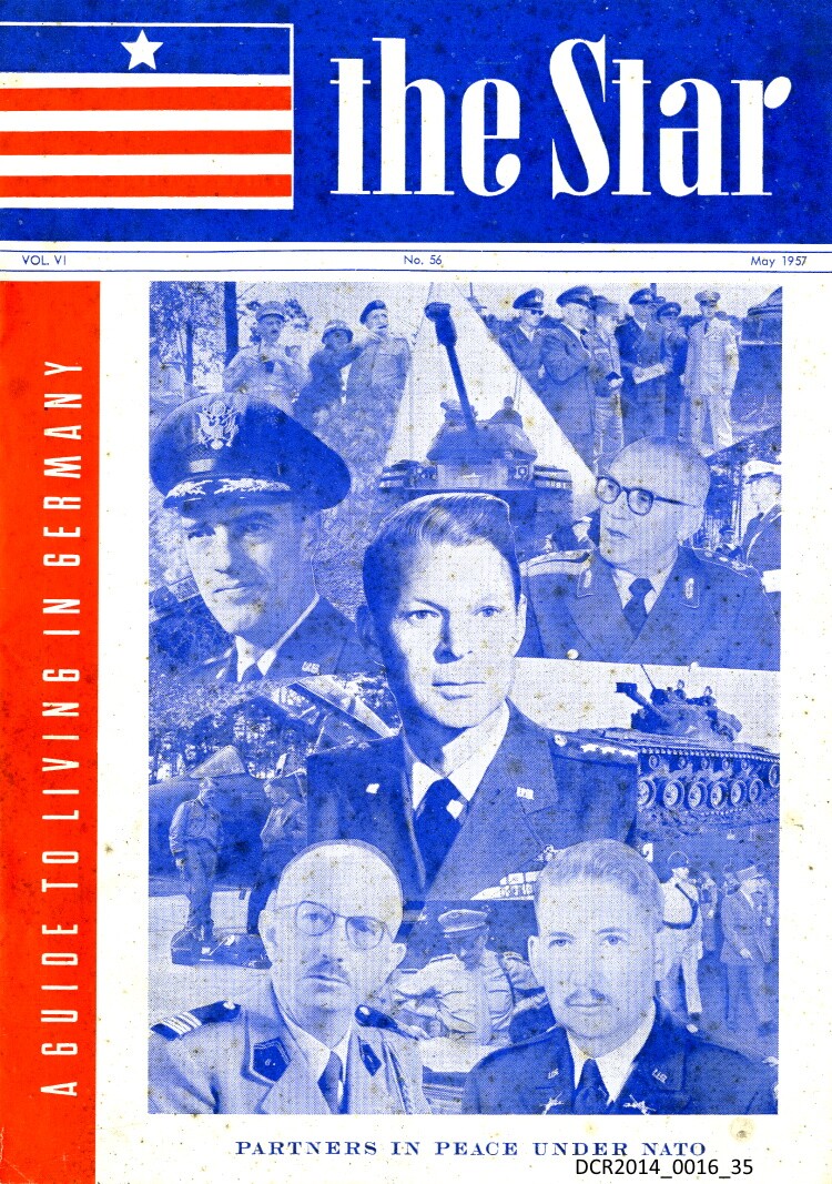 Magazin, The Star, A Guide to Living in Germany, Vol. 6, Nr. 56, Mai 1957 ("dc-r" docu center ramstein RR-F)