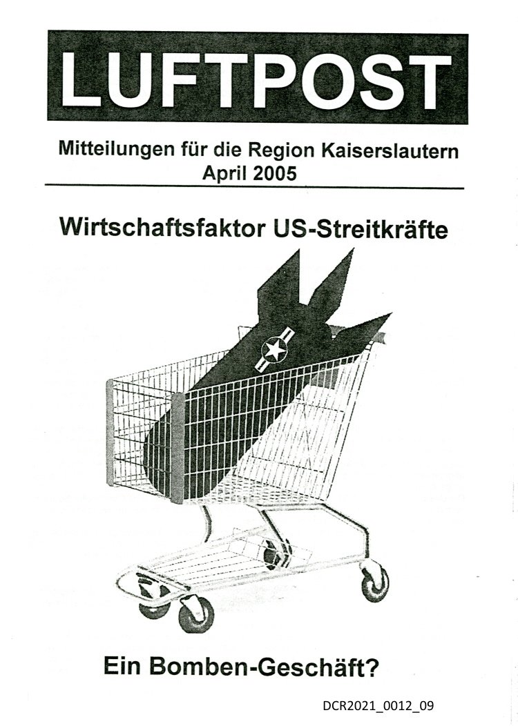 Luftpost, Mitteilungen für die Region Kaiserslautern, April 2005 ("dc-r" docu center ramstein RR-F)