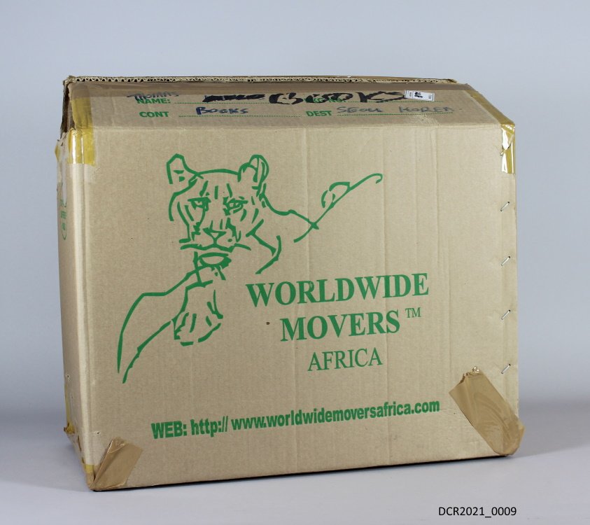 Karton, Umzugskarton, World Wide Movers Africa ("dc-r" docu center ramstein CC BY-NC-SA)