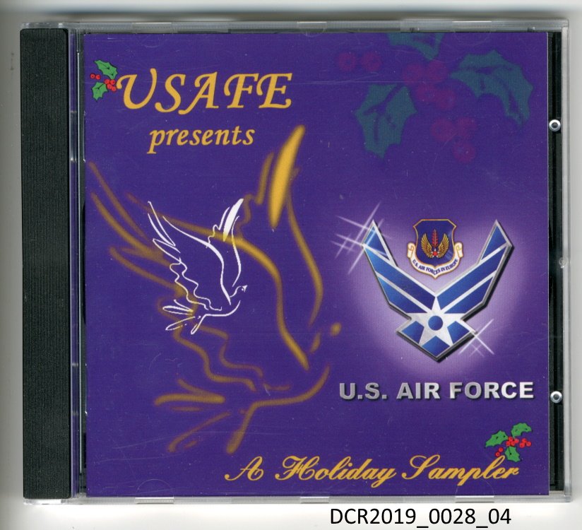 CD, USAFE presents U.S. Air Force a Holiday Sampler ("dc-r" docu center ramstein RR-F)