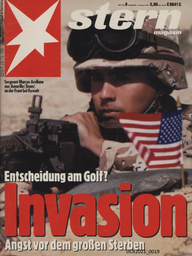 Magazin, Stern, Heft 8, 14.2.1991 ("dc-r" docu center ramstein RR-F)