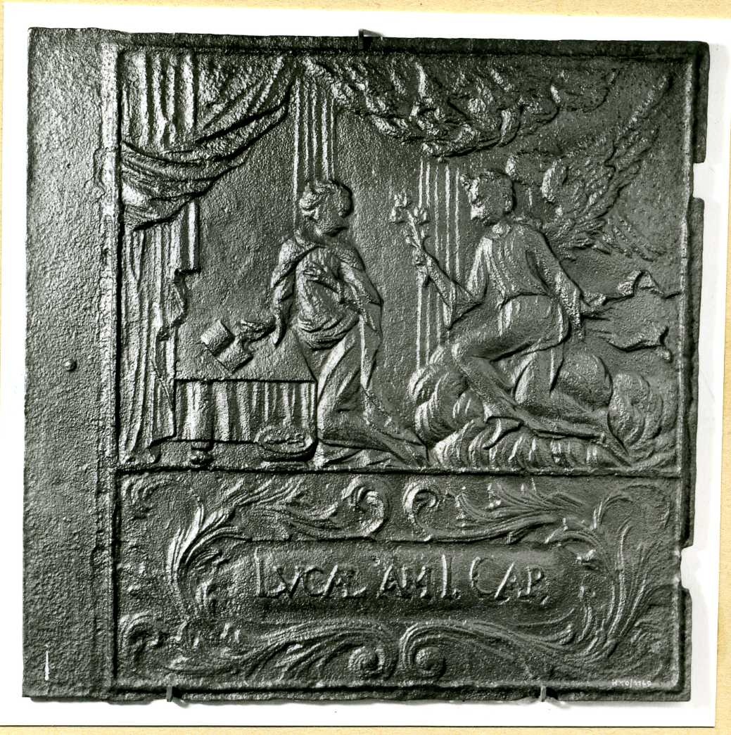 Linke Seitenplatte; Mariä Verkündigung (Lukas 1, 26-38) (Historisches Museum der Pfalz, Speyer CC BY)
