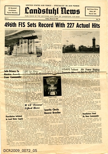 Standortzeitung, Landstuhl News, Vol. 2, Nr. 10, 8. März 1957 (dc-r docu center ramstein RR-F)