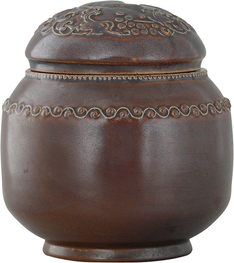 Tabaktopf mit Keramikdeckel (Keramikmuseum Westerwald CC BY-NC-SA)