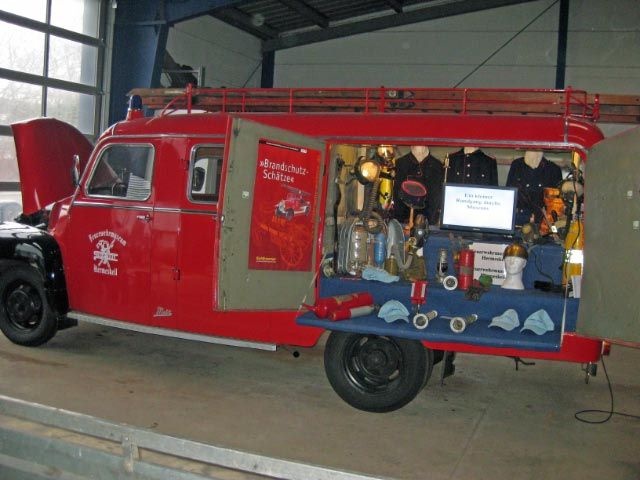 Löschfahrzeug LF 8  (Rheinland-Pfälzisches Feuerwehrmuseum  CC BY-NC-SA)