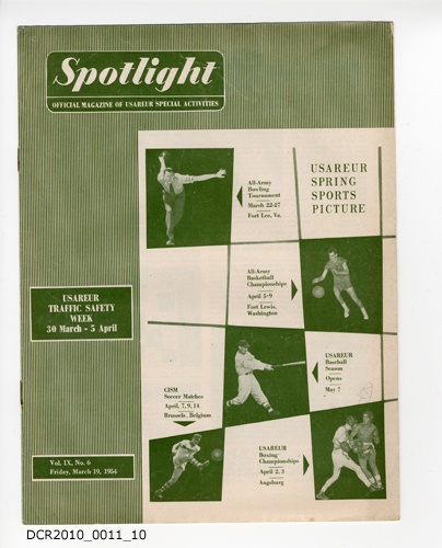 Magazin, Spotlight, Official magazine of USAREUR Special Activities, Vol.9, Nr.6, 19. März 1954 (dc-r docu center ramstein RR-F)