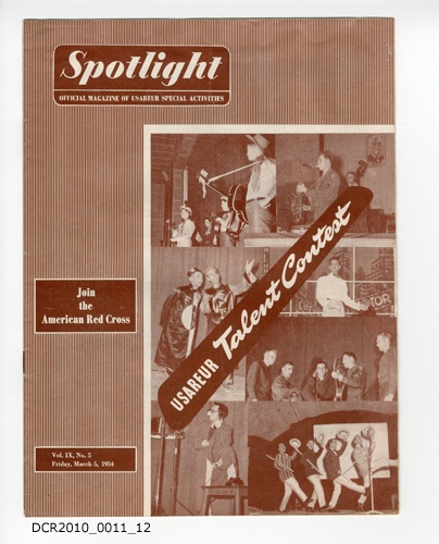 Magazin, Spotlight, Official magazine of USAREUR Special Activities, Vol.9, Nr.5, 5. März 1954 (dc-r docu center ramstein RR-F)