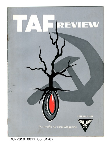 Magazin, TAF Review, The Twelfth Air Force Magazine, Vol. 3, Februar 1957 (dc-r docu center ramstein RR-F)