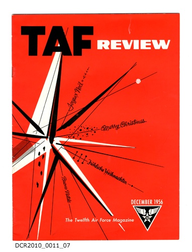 Magazin, TAF Review, The Twelfth Air Force Magazine, Vol. 2, Dezember 1956 (dc-r docu center ramstein RR-F)