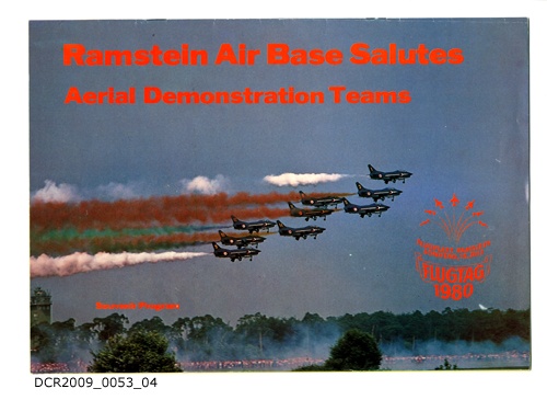 Programmheft, Ramstein Air Base Salutes Aerial Demonstration Teams, Souvenir Program, Flugtag 1980 (dc-r docu center ramstein RR-F)