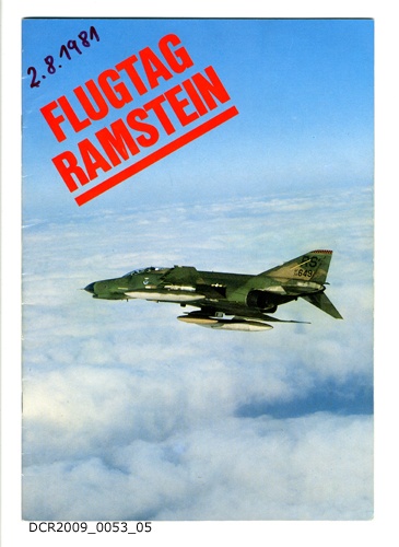 Programmheft, Flugtag Ramstein 1981 (dc-r docu center ramstein RR-F)